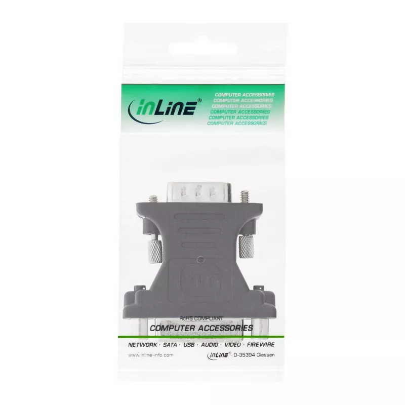 InLine DVI-A adapter DVI 24+5 female / HD15 male