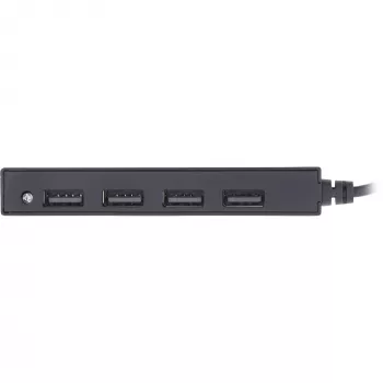 InLine USB 2.0 4-poorts hub, USB-A stekker naar 4x USB-A bus, kabel 15cm