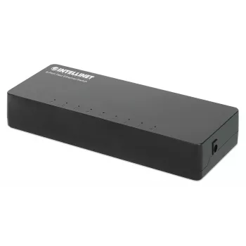 Intellinet 8-poorts Fast Ethernet-switch desktopformaat, kunststof, IEEE 802.3az (Energy Efficient Ethernet), zwart