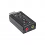 USB-soundcard InLine 33051C met virtueel 7.1-surroundgeluid