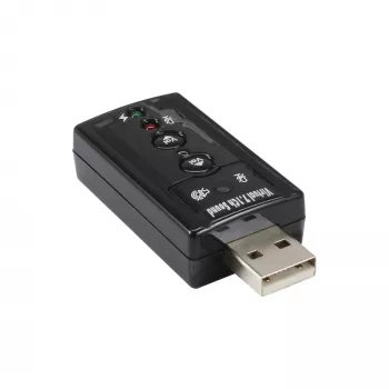 USB-soundcard InLine 33051C met virtueel 7.1-surroundgeluid