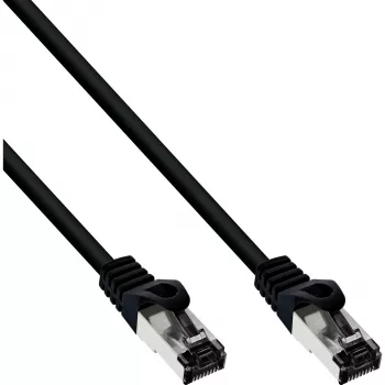 InLine patchkabel S/FTP PiMF Cat.8.1 halogeenvrij 2000MHz zwart, 10m
