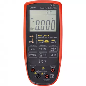 InLine 43127 multimeter met touchpad en verlicht display, CAT III/CAT IV