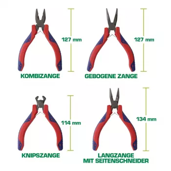 InLine Electronics naaldpunt tangenset 8-delig