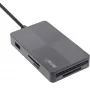 InLine 66772F kaartlezer USB grijs