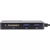 InLine 66772F kaartlezer USB grijs