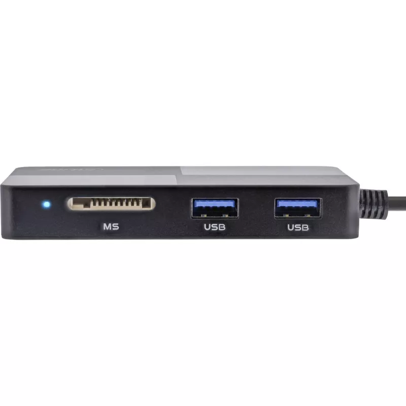 InLine 66772F kaartlezer USB grijs