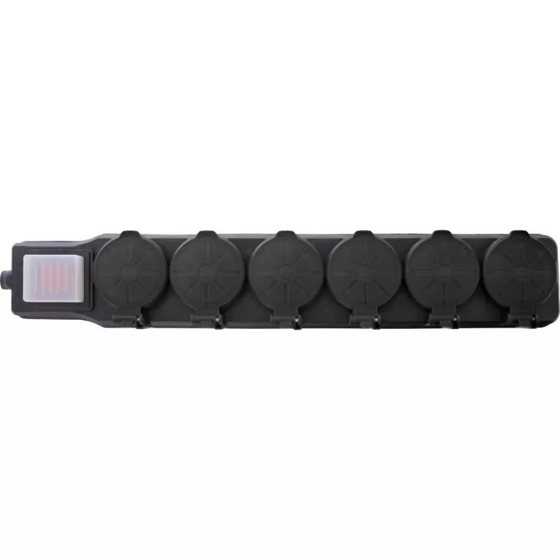 InLine 16496O stroomverlenging 3 m 6 AC-stopcontact(en) zwart