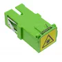 Glasvezeladapter InLine 89992F SC/SC single-mode groen