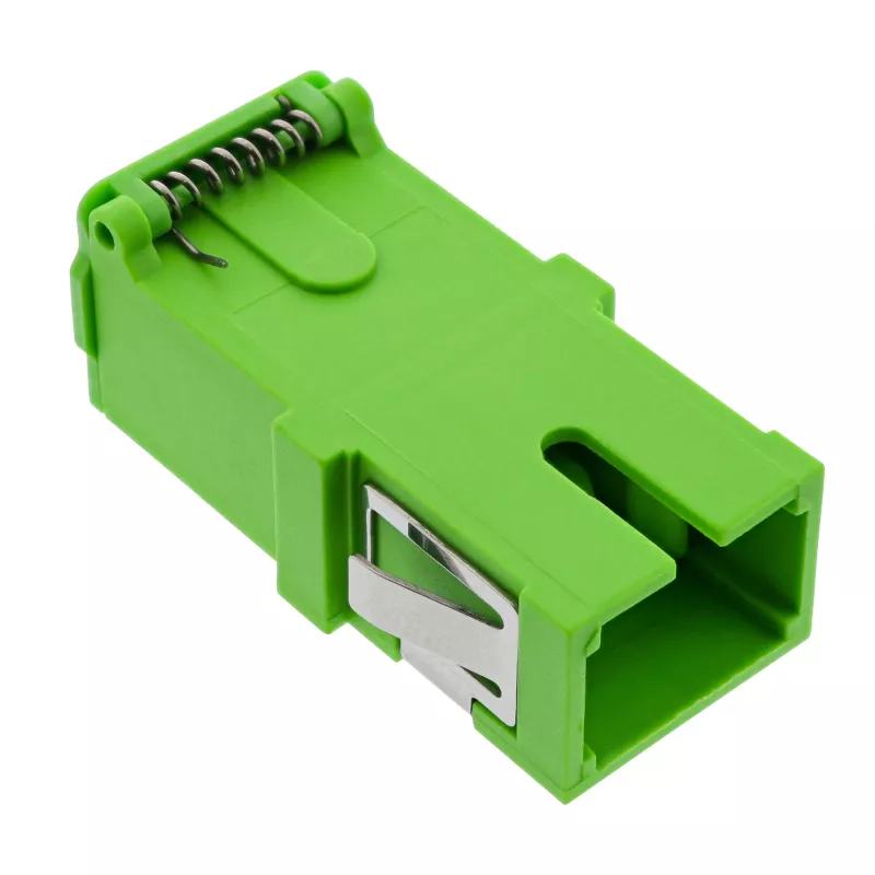 Glasvezeladapter InLine 89992F SC/SC single-mode groen