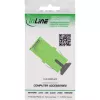 Glasvezeladapter InLine 89992F SC/SC single-mode groen