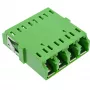 Glasvezelkoppeling InLine 89989I quad LC/LC singlemode groen