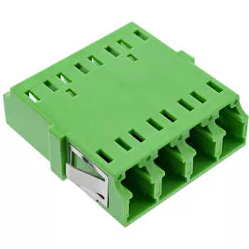 Glasvezelkoppeling InLine 89989I quad LC/LC singlemode groen