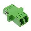 Glasvezeladapter InLine 89989R duplex LC/LC SM bus/bus groen