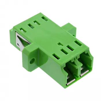 Glasvezeladapter InLine 89989R duplex LC/LC SM bus/bus groen