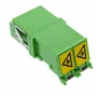 Glasvezeladapter InLine 89989O LC/LC SM bus/bus groen