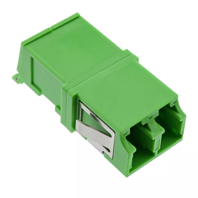 Glasvezeladapter InLine 89989O LC/LC SM bus/bus groen