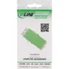 Glasvezeladapter InLine 89989O LC/LC SM bus/bus groen