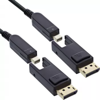 InLine 17240O DisplayPort-kabel 40 m Mini DisplayPort / DisplayPort zwart
