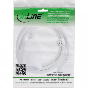 InLine 16410I stroomverlenging 10 m 1 AC-uitgang binnen wit