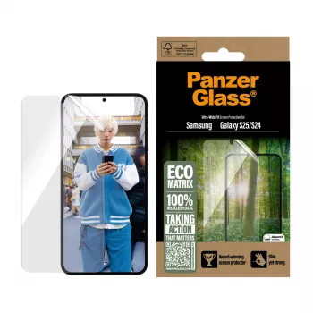 PanzerGlass ® ECO MATRIX beeldschermbescherming Samsung Galaxy S25 | S24 | Ultra-Wide Fit