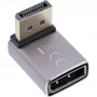 InLine 17291G kabel-gender-changer DisplayPort grijs, zwart