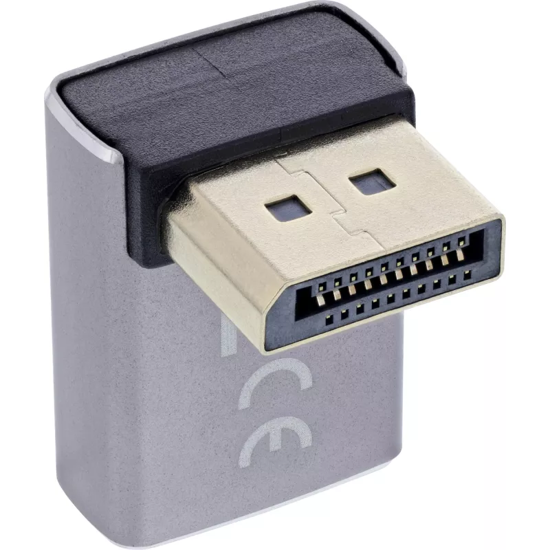 InLine 17291G kabel-gender-changer DisplayPort grijs, zwart