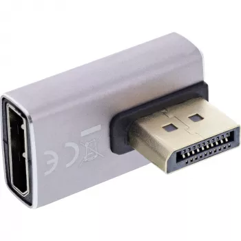 DisplayPort-schakelaar InLine 17291I grijs zwart goudbedekt