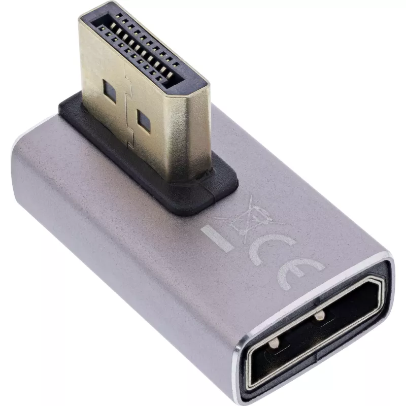 DisplayPort-schakelaar InLine 17291I grijs zwart goudbedekt