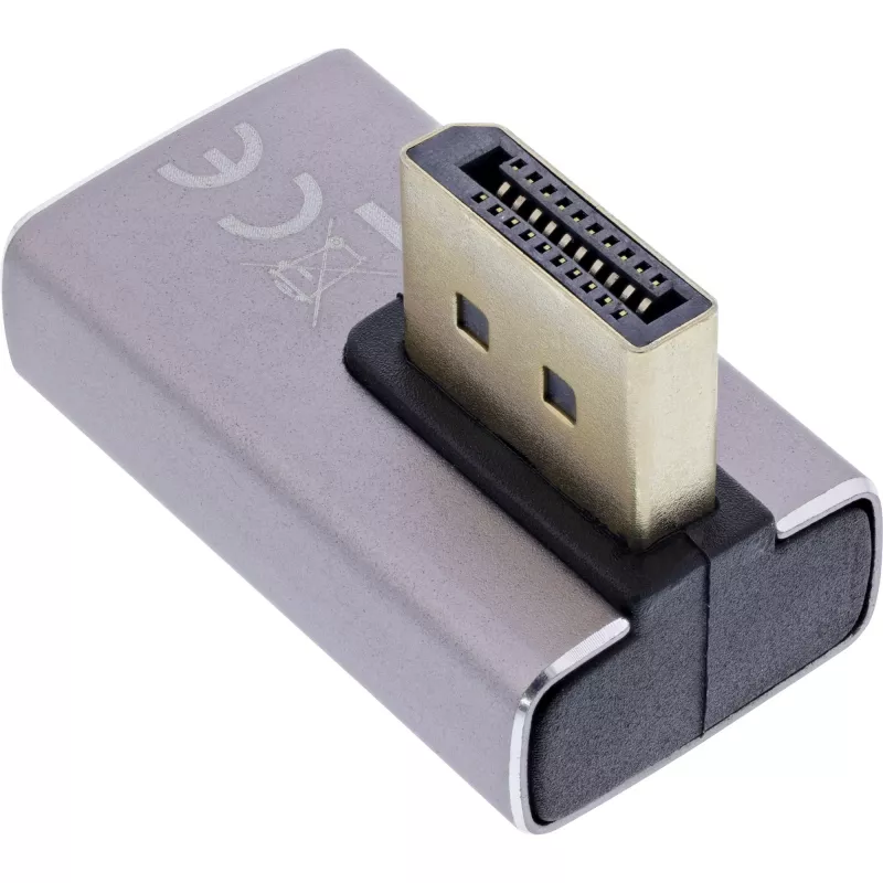 DisplayPort-schakelaar InLine 17291I grijs zwart goudbedekt