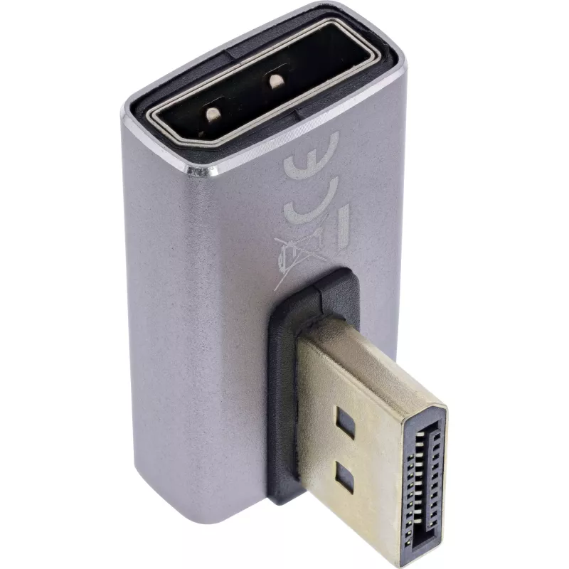 DisplayPort-schakelaar InLine 17291I grijs zwart goudbedekt