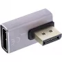 DisplayPort gender changer InLine 17291H grijs zwart goudbedekt