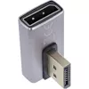 DisplayPort gender changer InLine 17291H grijs zwart goudbedekt