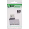 InLine 17291D kabel gender changer DisplayPort grijs, zwart
