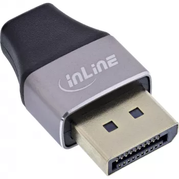 InLine 17291B kabeladapter DisplayPort Mini DisplayPort zwart, grijs