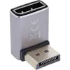 InLine 17291F DisplayPort 1.4-adapter, male/female, 90 graden naar beneden, 8K