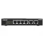 QNAP QSW-2104-2T-R2 netwerkswitch unmanaged 10G Ethernet (100/1000/10000) desktop zwart
