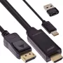 Actieve videoconverter InLine 17161I 3840x2160 HDMI naar DisplayPort