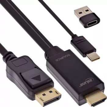 Actieve videoconverter InLine 17162I 3840x2160 HDMI naar DisplayPort