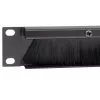 StarTech.com 1U High-density Brush Strip kabelmanagementpaneel, betrouwbare horizontale stalen kabelgeleiding voor datacenters