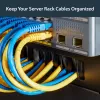 StarTech.com 1U High-density Brush Strip kabelmanagementpaneel, betrouwbare horizontale stalen kabelgeleiding voor datacenters