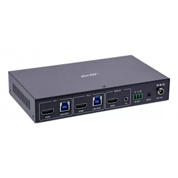 InLine 57885C KVM-switch rackmontage zwart