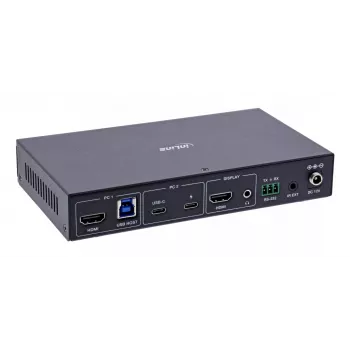 InLine 57885E KVM-switch, 2-weg, HDMI & USB-C, 4K60Hz