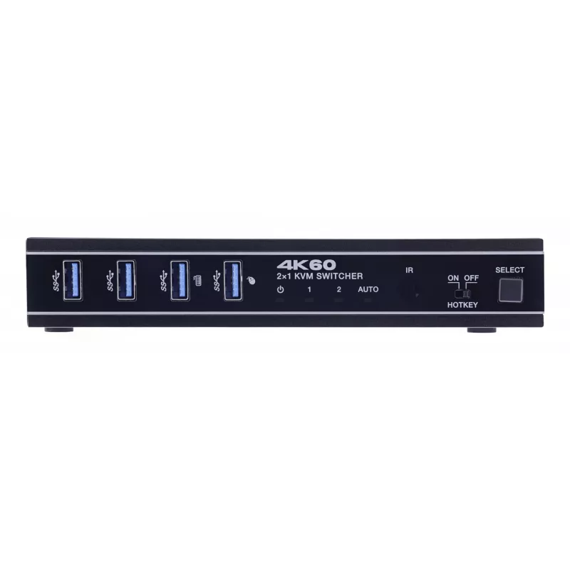 InLine 57885E KVM-switch, 2-weg, HDMI & USB-C, 4K60Hz