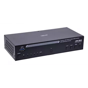 InLine 57885I KVM-switch, 4-weg, HDMI, 4K60Hz, multiviewer, USB-hub, zwart