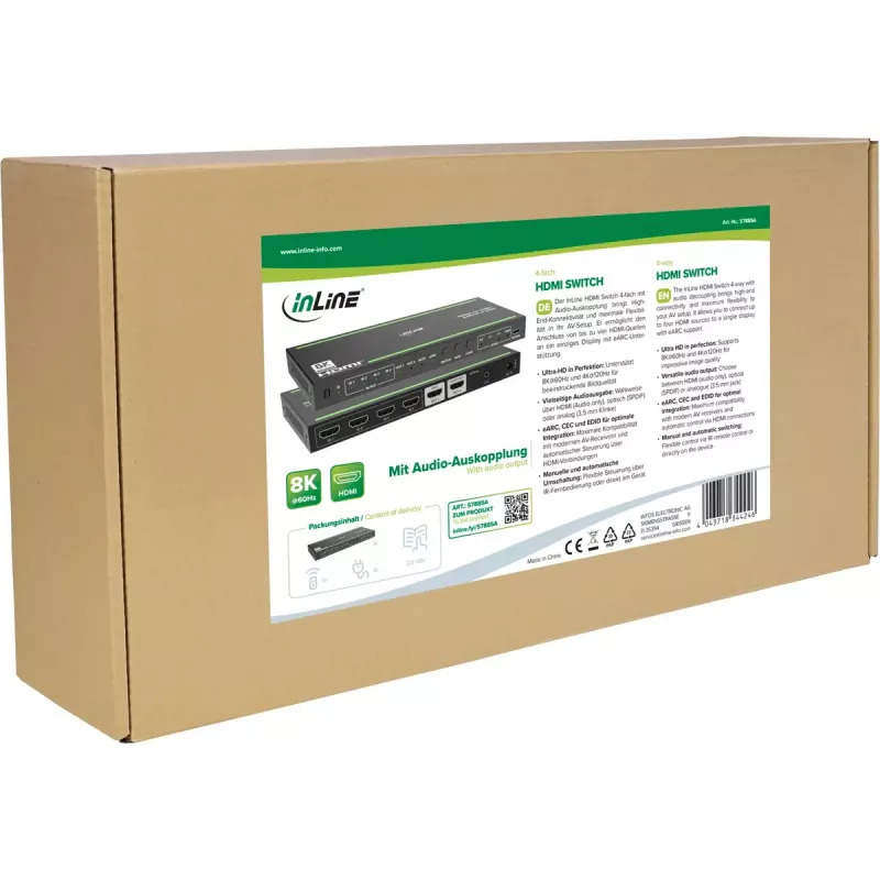 InLine 57885A HDMI-videoswitch