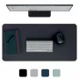 Leitz grote bureaumat. Productkleur: zwart, materiaal: polyvinylchloride (PVC). Breedte: 400 mm, diepte: 800 mm, hoogte: 2 mm