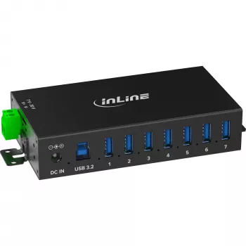 InLine 35396B interface-hub USB 3.2 Gen 1 (3.1 Gen 1) Type-B 5000 Mbit/s zwart