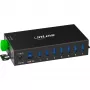InLine 35396B interface-hub USB 3.2 Gen 1 (3.1 Gen 1) Type-B 5000 Mbit/s zwart