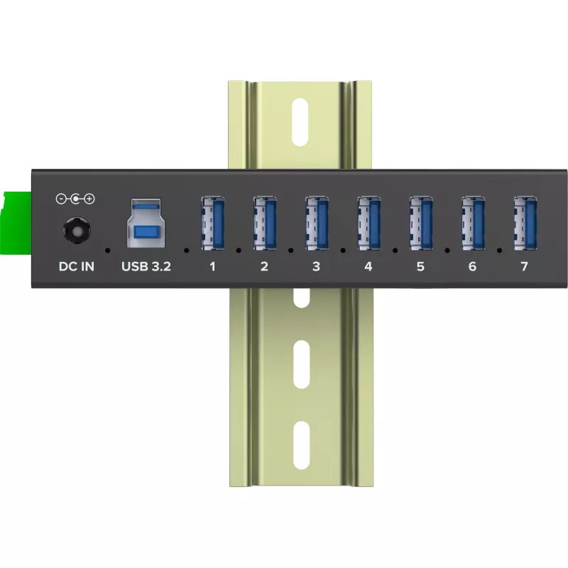 InLine 35396B interface-hub USB 3.2 Gen 1 (3.1 Gen 1) Type-B 5000 Mbit/s zwart
